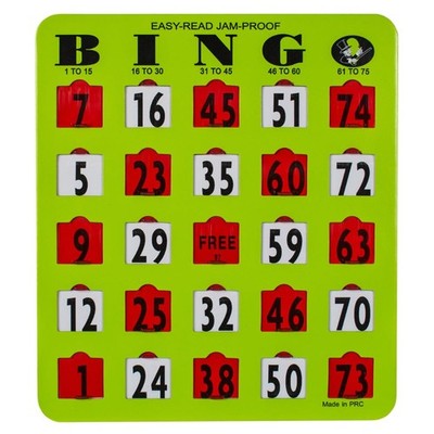 MR CHIPS Jam-Proof Easy-Read Large Print Fingertip 9'' L X 8'' W, 10 Cards