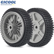 2Pk 8" Lawn Mower Front Wheels for 581009202, 193912X460 Husqvarna Craftsman AYP