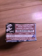 Roland Nomar Shaft Coupling Two Piece Clamp Type Steel Black Oxide Finish