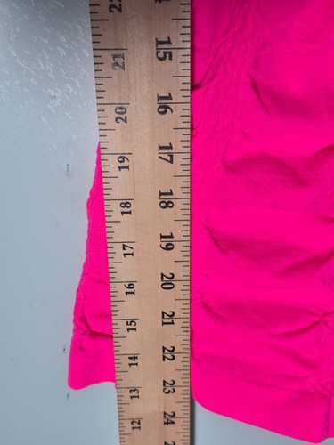 Babydoll donna cami taglia libera rosa fluo retrò anni 80 elasticizzato rave punk allegro - Foto 4 di 8