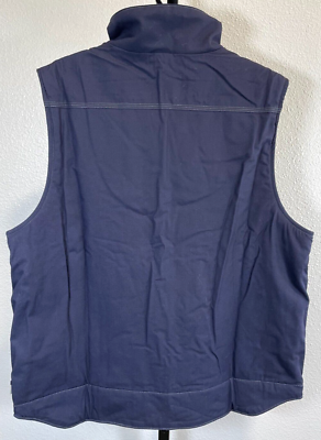 NWT Carhartt Rain Defender FR Flame-Resistant Quick Duck Vest Navy