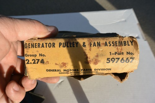 Nos 1939-52 Gm Generator Fan Pulley Gm 597667 - Foto 3 di 5