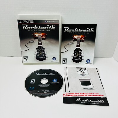 Rocksmith Sony PlayStation 3 PS3 Video Game Complete With Manual