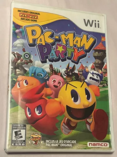 Pac-Man Party (Nintendo Wii 2010) Complete Tested And Working Resurfaced Disc
