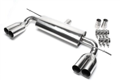 TA TECHNIX EDELSTAHL DUPLEX SPORT-AUSPUFF 4x 76mm - AUDI A3 8P, VW GOLF 5 + ABE