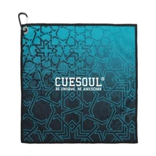 CUESOUL Dart Towel Microfiber Towel with Hanging Hook,Quick Dry-Blue Stars
