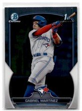 2023 Bowman #BCP-45 Gabriel Martinez Chrome Prospects Toronto Blue Jays