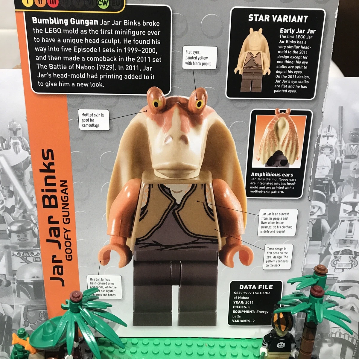 Lego star wars jar jar binks clearance set