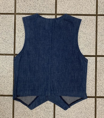 Vintage Mädchen Jeansweste blau Jeans Western Cowboy Wrangler 70er Hippie Gr. 7 / 8 - Bild 8 von 8