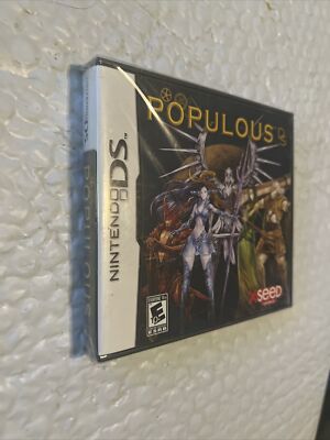 Populous DS  (Nintendo DS, 2008) Brand  new factory sealed￼
