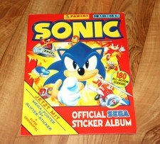 1995 SEGA Sonic the Hedgehog Extremely Rare Vintage Sticker Album With Poster