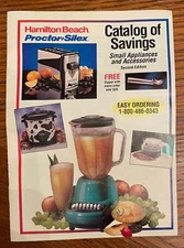 Vintage Catalog Hamilton Beach Proctor Silex Small Appliances and Accessories