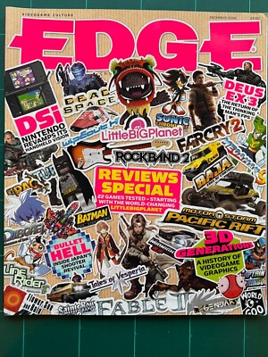 EDGE magazine #195 December 2008 Sony Nintendo Microsoft PC gaming