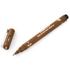 Uni Pin Fineliner Drawing Pen Sepia Ink Brush Nib Single