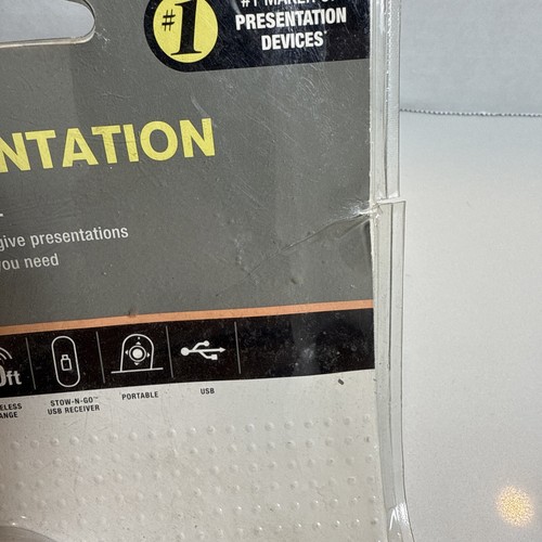 Targus Presentation Remote Model AMP18US 2.4 GHz Wireless USB PC MAC New Sealed - 第 4/5 張圖片