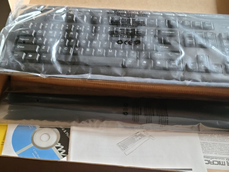 Wireless Keyboard Optical Mouse Micro Innovations #KB982W Desktop *READ FULL* - Image 4 of 4