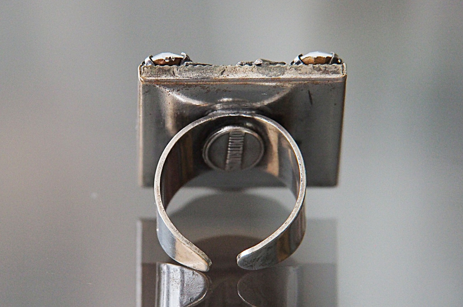 Dimitriadis Crystal Adjustable Ring Signed - image 4