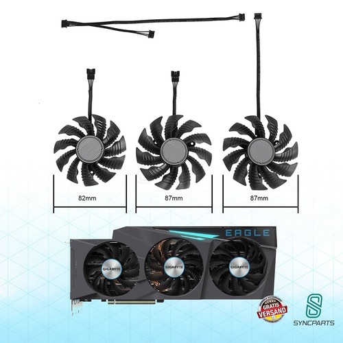 87MM Grafikkartenlüfter für RTX 3070 Ti 3080 3090 GAMING OC Lüfter Fan GPU - Afbeelding 2 van 18