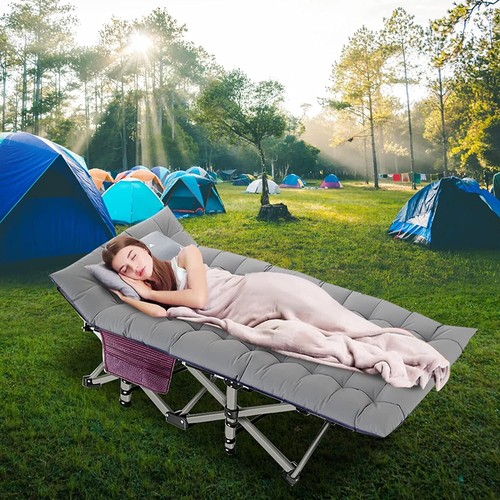 SLSY Outdoor Camping Mats Comfortable Portable Folding Tent Bed Sleeping Cot - Picture 9 of 12