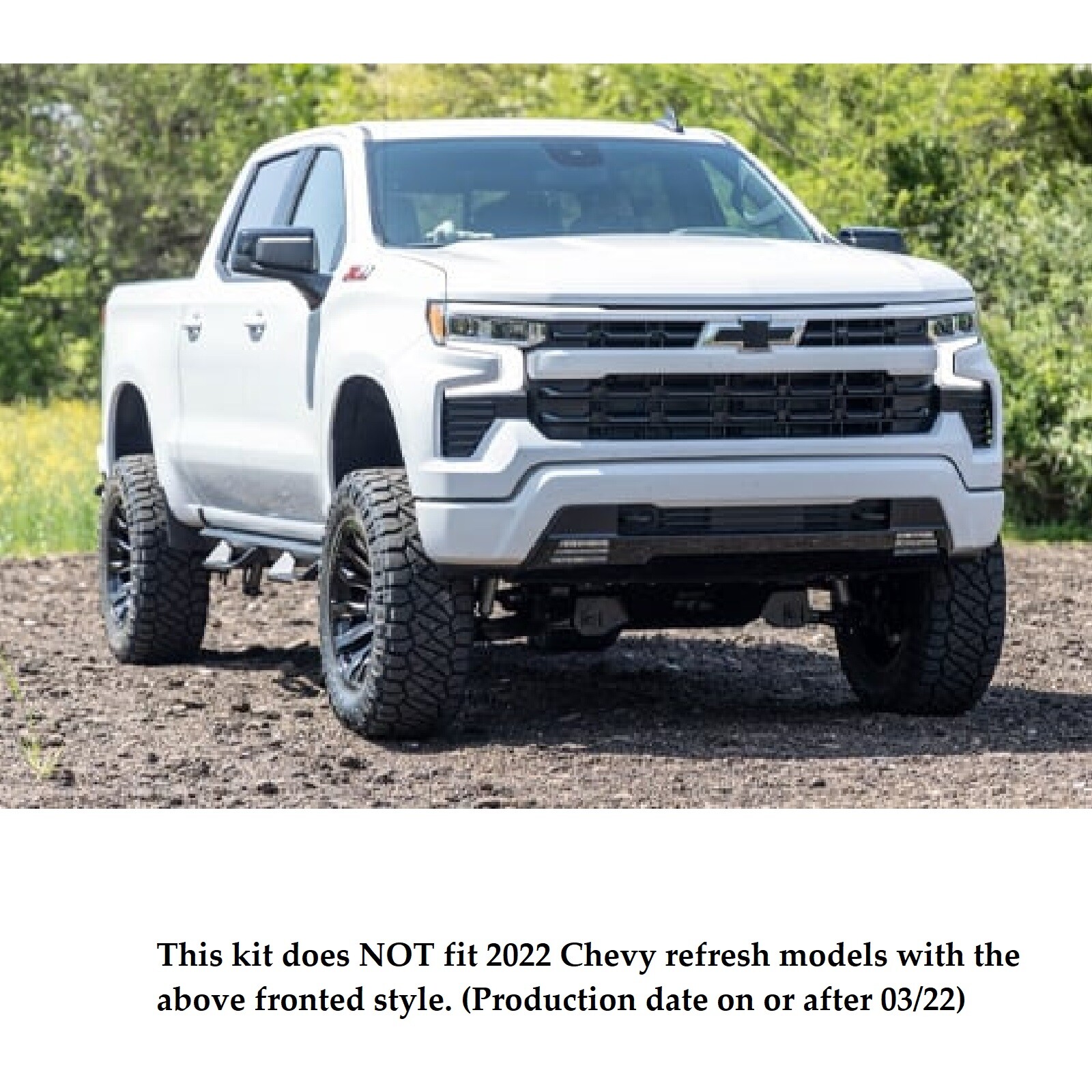 Rough Country Front Bumper LED Fascia Cover Kit for Silverado 1500 2WD