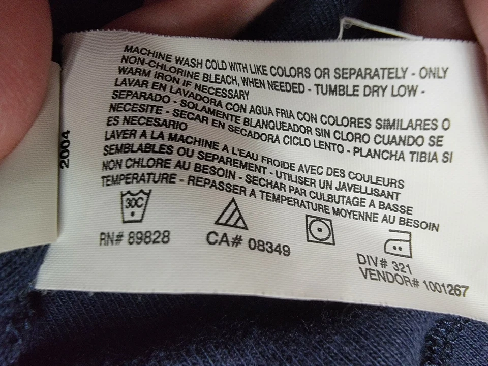 Gloria Vanderbilt Womens Shirt Top Blouse Size 3X Blue - Image 4 of 4