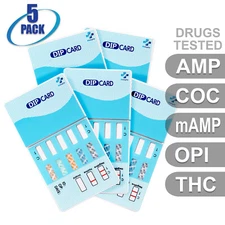Mintegrity [5pk] 5-Panel Dip Card Urine Drug Test  #MI-WDOA-254