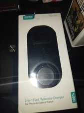 CHOETECH T570-S 10W 2 in 1 Magnetic Wireless Charger Charging Dock 