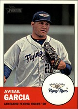 2012 Topps Heritage Minors #118 Avisail Garcia RC Rookie Card. rookie card picture