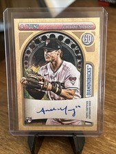 2021 Topps Gypsy Queen Andy Young Rookie On Card Auto #GQA-AY ARI D-Backs RC. rookie card picture