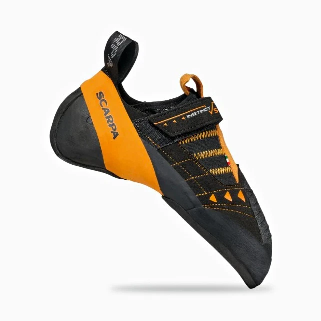  Edge Orange Suede Rock Climbing Bouldering Shoes Sz US 8 UK 7 EUR 41 EUC Orange Climbing Shoes for Men for sale | eBay main image 4