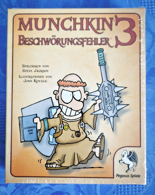 Munchkin 3: BESCHWÖRUNGSFEHLER | Erweiterung | DEUTSCH | NEU & OVP | Pegasus