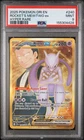 Pokemon Destined Rivals Gold Team Rockets Mewtwo EX Hyper Rare 240/182 PSA 9