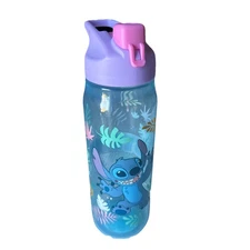 New! Disney Stitch 20 Oz. Plastic Water Bottle! Fast Shipping!