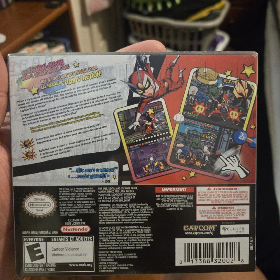 Viewtiful Joe: Double Trouble (Nintendo DS, 2005). Capcom Authentic Rare Sealed - Image 4 of 4