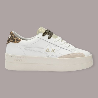 SUN 68 BIG KATY LEDER SNEAKER DAMEN