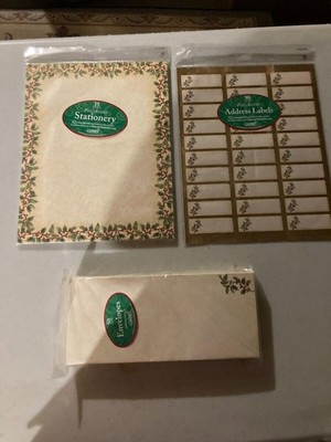 New!! Gartner Studios Christmas Holiday Stationary Label Envelope Bundle 175 pc