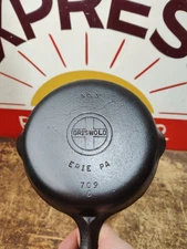 "Fully Restored" GRISWOLD Cast Iron Skillet 6" Small  Logo 709  Seasoned Flat