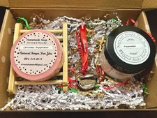Homemade Shea Butter Soap & Lotion Gift set