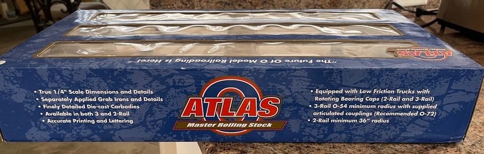 Atlas O Scale TTX Gunderson Maxi-IV Well Car 3 unit set #3007409-1 NIB 3 Rail - Image 2 of 4