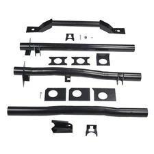 4PCS Front+Rear Tank Support & Rear Shock Mount Crossmember For 99-06 Chevy GMC