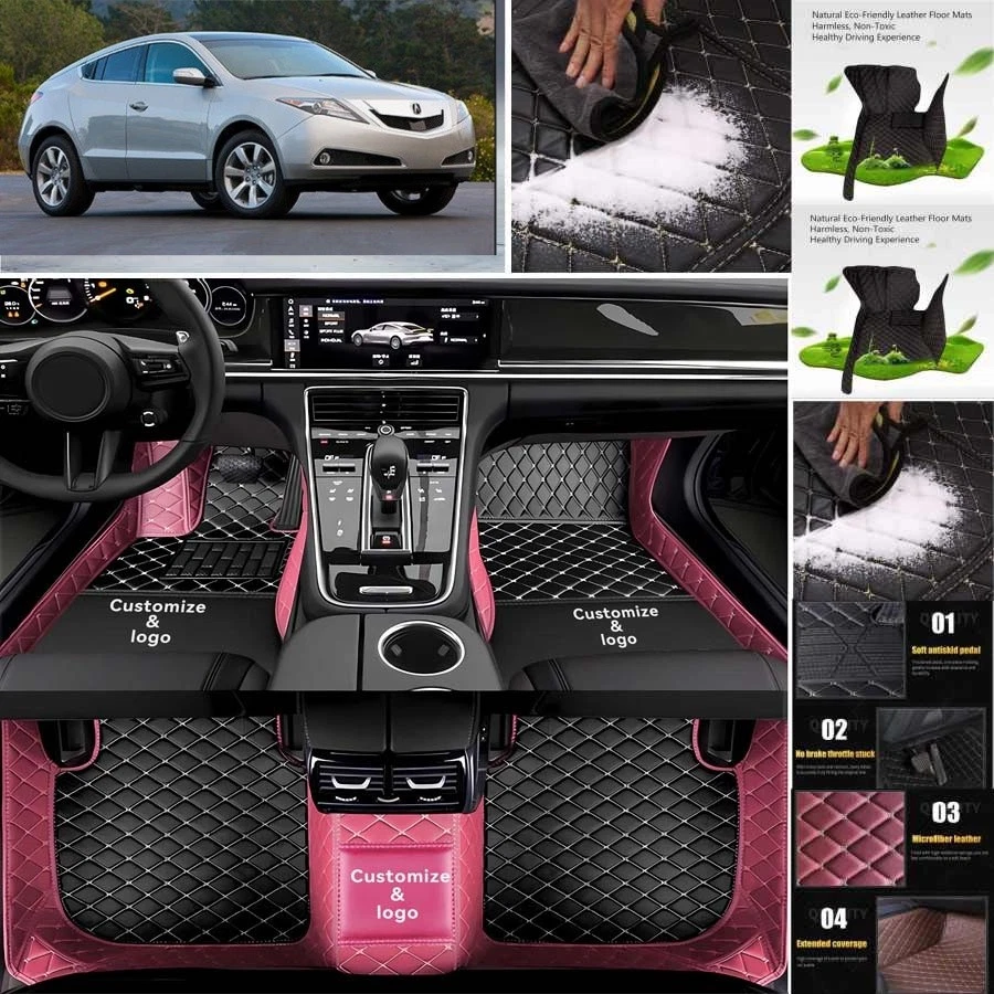 For Acura ZDX Car Floor Mats Luxury Waterproof Carpets Liners Interior Auto - Image 4 of 4