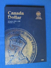 New Whitman Folder 2486 Canada Canadian Dollar Coin Folder Vol 1 1935-1952