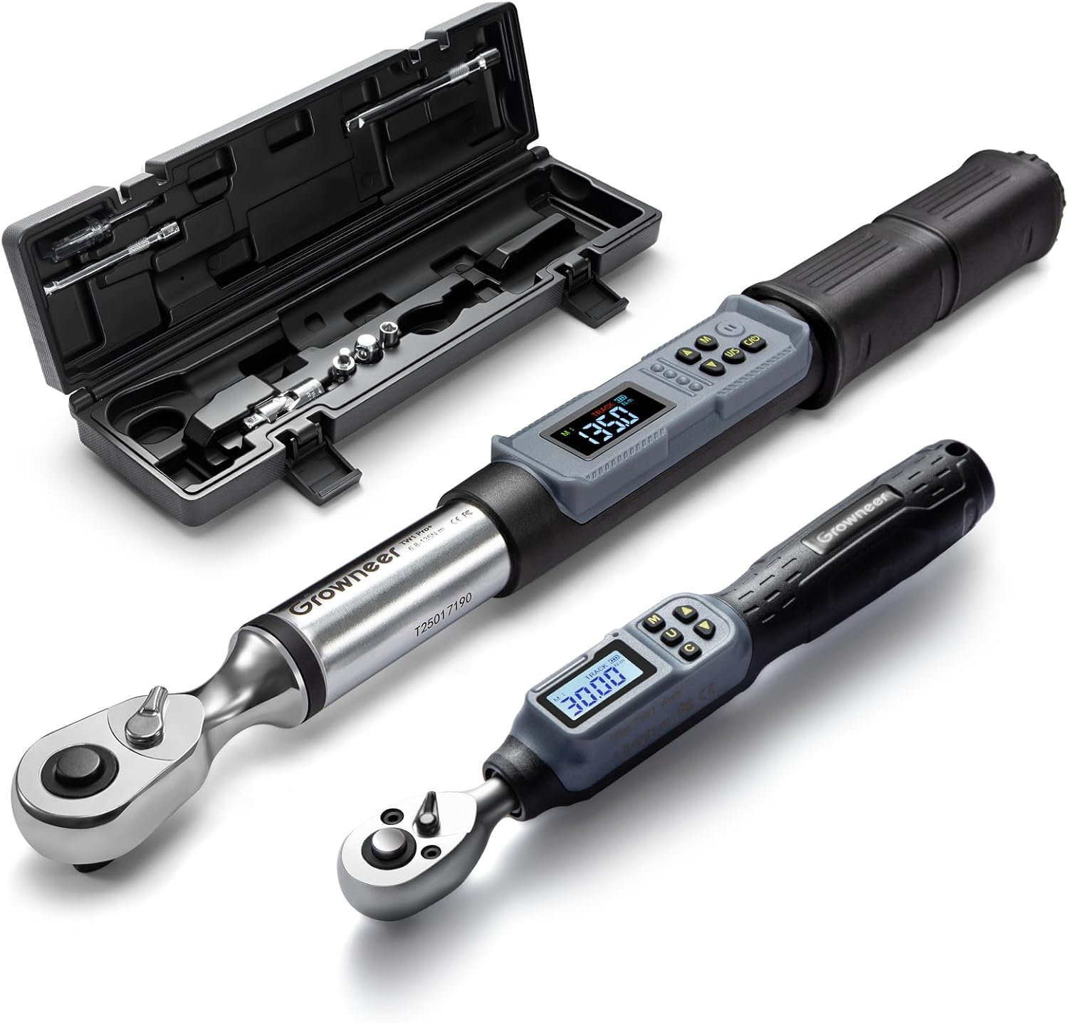 Digital Torque Wrench Set, 1/4