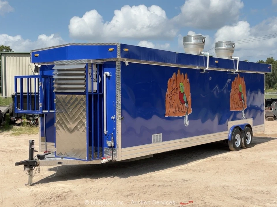 Remolque Morales OMA 202S 2025 28' T/A venta de alimentos concesiones cocina bidadoo