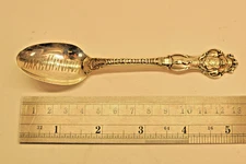 Vintage R. Wallace & Sons Sterling Silver Wisconsin Souvenir 5" Spoon