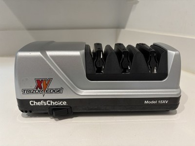 Chefs Choice 15XV Electric 3 Stage Knife Sharpener Model 15XV Tested, Working