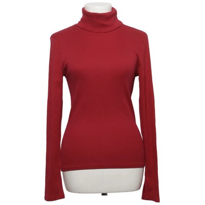 OXXO, Rollkragenpullover, Größe: 44, Rot, Einfarbig, Rippenstrick, Damen #ULC
