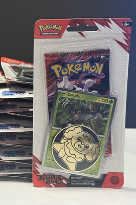 Pokemon Destined Rivals ZARUDE PROMO CHECKLANE Blister Pack