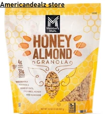 Member's Mark Non GMO Honey Almond Granola 32 Oz. FREE SHIPPING