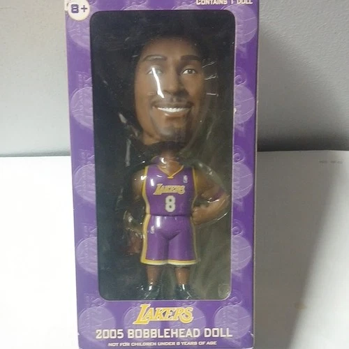 Lakers 2005 Bobblehead #8 Basketball NBA Original Unopened Purple Yellow